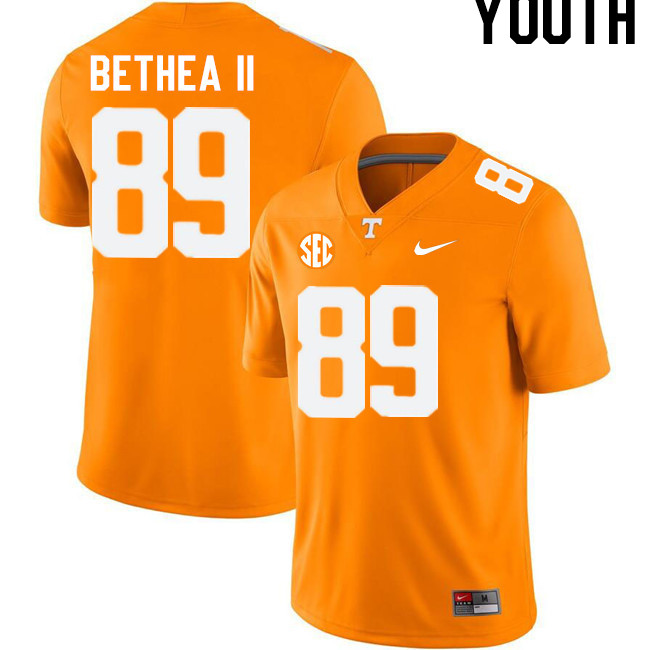 Youth #89 Mike Bethea II Tennessee Volunteers College Football Jerseys Stitched-Orange